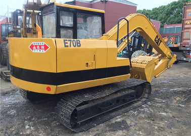Small Caterpillar E70B Midi Used Cat Excavator , Origin Weight 6900kg
