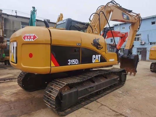 Seau d'occasion 315D CAT Construction Machinery Excavator With 1.1m3