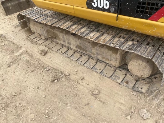 La chenille 306 hydraulique a utilisé le seau de CAT Excavator 6 Ton With 0.22m3