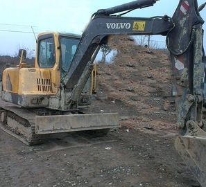 Excavateur mini Volvo EC55 0.14cbm capacité de seau avec Turbo d'origine