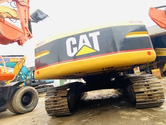 Excavateur japonais Cat 320B d'occasion, excavateur à roues usées de 20 tonnes