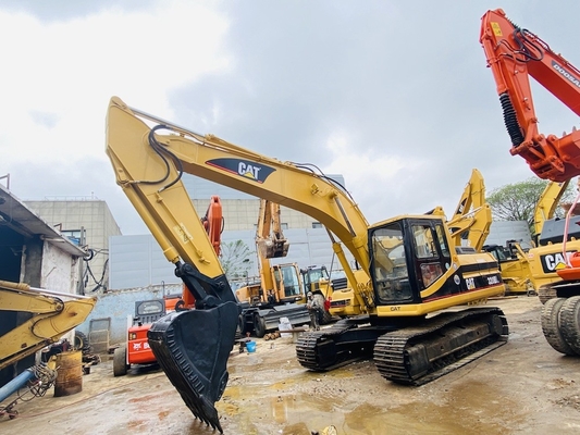 Excavateur japonais Cat 320B d'occasion, excavateur à roues usées de 20 tonnes
