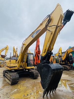 Excavateur japonais Cat 320B d'occasion, excavateur à roues usées de 20 tonnes