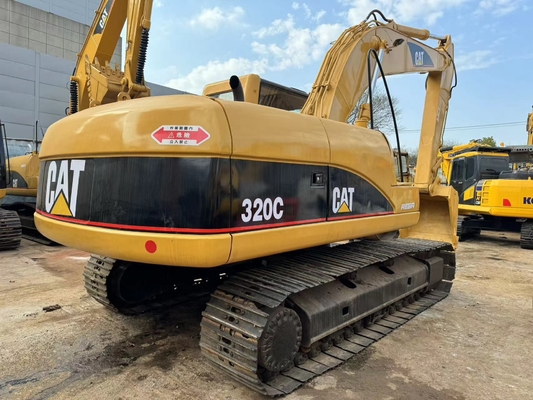 Utilisée CAT Caterpillar 320C Excavatrice hydraulique à rampe 20 tonnes