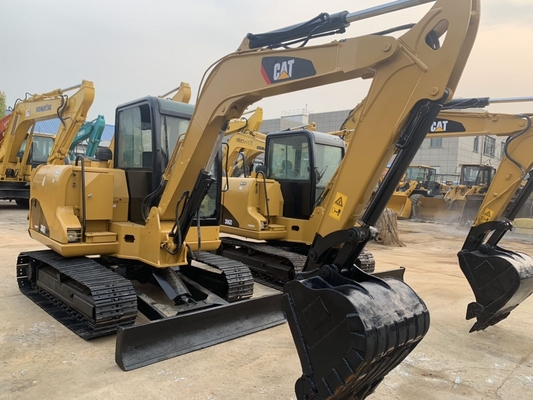 Excavateur à rouleaux hydrauliques japonais Cat 306D d' autre main, Caterpillar Excavateur à voie usée 6 Tonnes