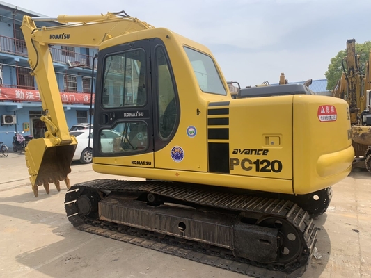 12 tonnes d'origine japonaise utilisée Komatsu PC120-6 Excavateur à ramper À vendre