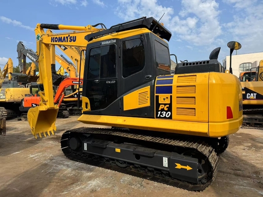 13 Tonnes d'origine japonaise d'occasion Komatsu PC130-7 Excavateur à rampe À vendre