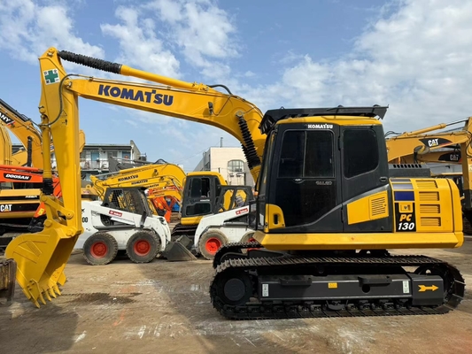 13 Tonnes d'origine japonaise d'occasion Komatsu PC130-7 Excavateur à rampe À vendre