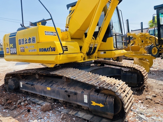 20 tonnes d'origine japonaise de seconde main Komatsu PC200-7 Excavateur à rampe en vente