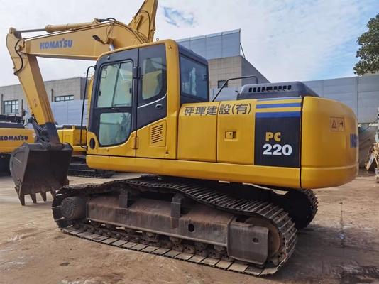 22 tonnes d'origine japonaise de seconde main Komatsu PC220-7 Excavateur à rampe en vente
