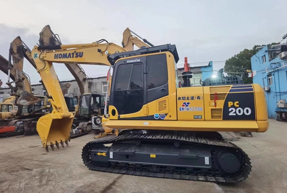 20 tonnes d'origine japonaise de seconde main Komatsu PC200-8 Excavateur à rampe À vendre