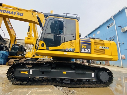 22 Tonnes d'origine japonaise de seconde main Komatsu PC220-8 Excavateur à rampe À vendre