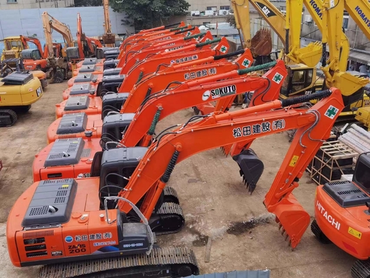 20 tonnes d'origine japonaise utilisée Hitachi ZX200 Excavatrice à rampe avec 109,6 kW de puissance du moteur et 0,8 m3 de capacité de seau