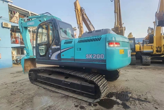20 tonnes d'origine japonaise utilisée Kobelco SK200-8 Excavateur à rampe avec 114 kW de puissance du moteur et 0,8 m3 de capacité de seau