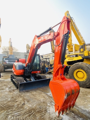 8 tonnes d'origine japonaise utilisée Kubota KX183 Excavatrice à rampe avec 47,8 kW de puissance du moteur et 0,31 m3 de capacité de seau