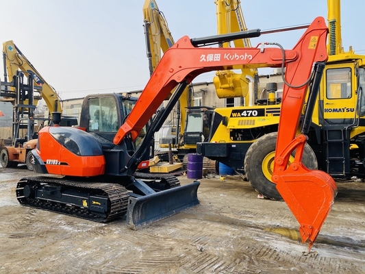 8 tonnes d'origine japonaise utilisée Kubota KX183 Excavatrice à rampe avec 47,8 kW de puissance du moteur et 0,31 m3 de capacité de seau