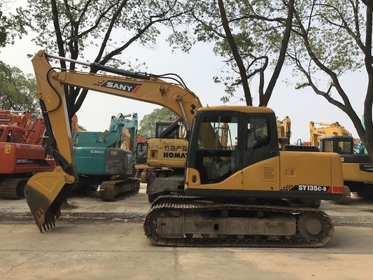 Excavateur hydraulique Sany SY135C-9 de 13 tonnes avec une capacité de seau de 0,53 m3
