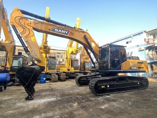 36 tonnes utilisées Sany SY365H Excavatrice hydraulique avec 1,6 ~ 2,32 m3 de capacité de seau