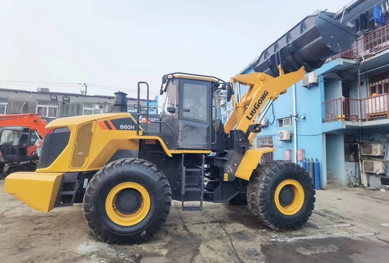 Chargeur à roues Liugong CLG860H usé de 5 à 6 tonnes, chargeur à seau de 3,5 m3