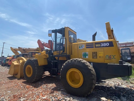 5-6 tonnes de seconde main Komatsu WA380-3 chargeur à roues chargeur avant d'occasion