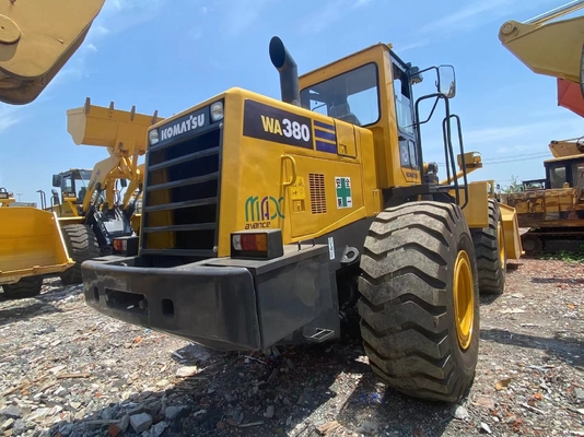 5-6 tonnes de seconde main Komatsu WA380-3 chargeur à roues chargeur avant d'occasion