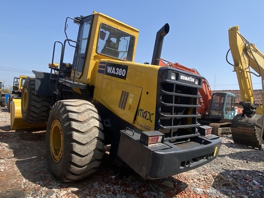 5-6 tonnes de seconde main Komatsu WA380-3 chargeur à roues chargeur avant d'occasion