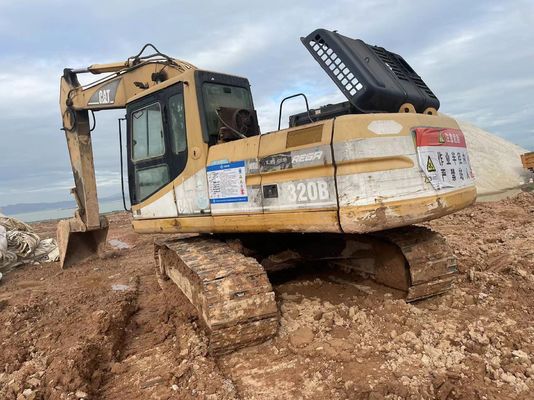Excavatrice japonaise Cat 320b d'occasion, Caterpillar Excavatrice à voie utilisée 20 tonnes