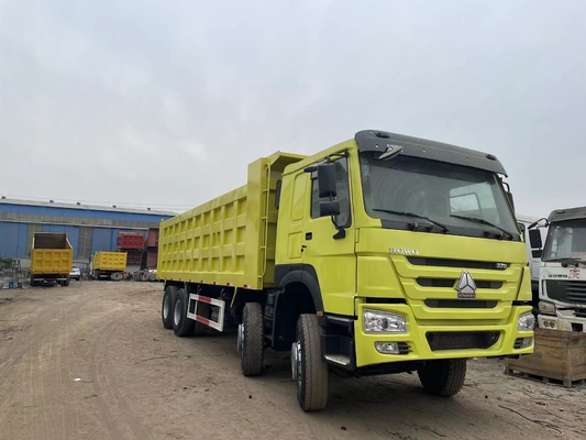 Utilisé HOWO SINOTRUK camion à ordures 8x4 de seconde main HOWO 375 HP camion à remontage à vendre