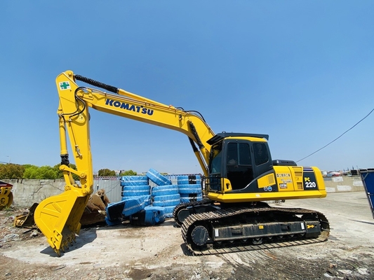 22 tonnes d'origine japonaise d'occasion Komatsu PC220-7 Excavateur à rouleaux utilisé en vente