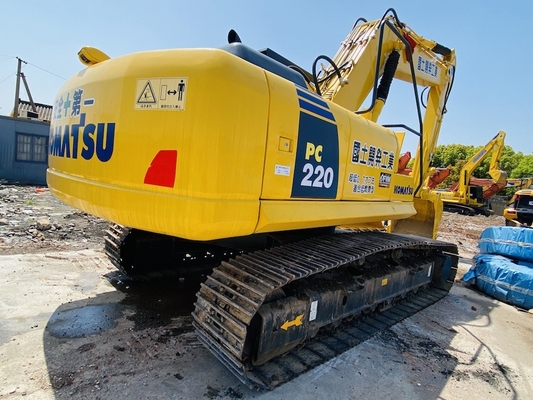 22 tonnes d'origine japonaise d'occasion Komatsu PC220-7 Excavateur à rouleaux utilisé en vente