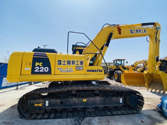 22 tonnes d'origine japonaise d'occasion Komatsu PC220-7 Excavateur à rouleaux utilisé en vente