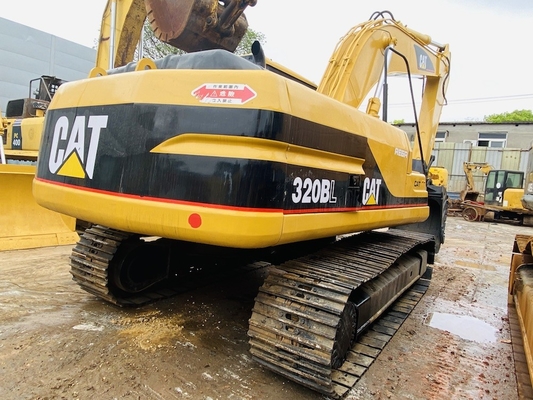 Excavatrice japonaise Cat 320b d'occasion, Caterpillar Excavatrice à voie utilisée 20 tonnes