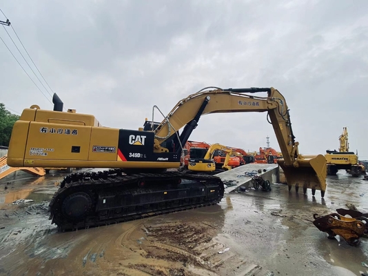 Excavatrice japonaise Cat 349D d'occasion, Caterpillar Excavatrice à voie usée 49 tonnes