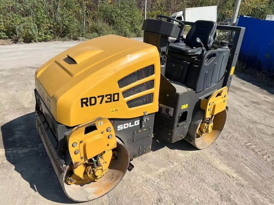 3 tonnes de rouleau routier à vibration d'occasion, SDLG RD730 compacteur de rouleau à vibration pour équipement lourd