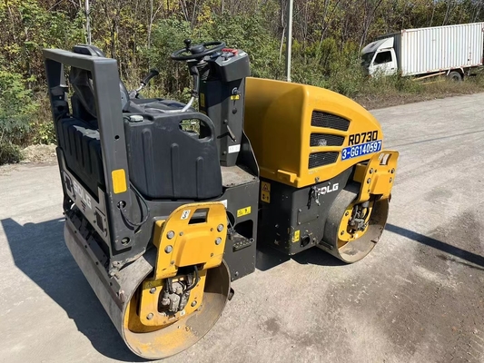 3 tonnes de rouleau routier à vibration d'occasion, SDLG RD730 compacteur de rouleau à vibration pour équipement lourd