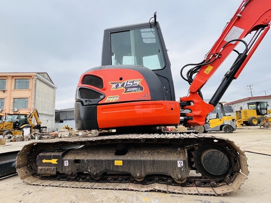 5 tonnes d'excavatrice utilisée Kubota KX155 Excavatrice d'occasion avec une puissance de moteur de 29,9 kW et une capacité de seau de 0,16 m3