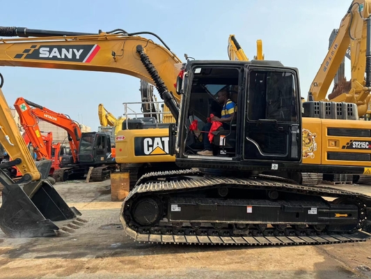 Excavateur hydraulique Sany SY215C de 21 tonnes d'occasion Excavateur d'occasion Avec une capacité de seau de 1,1 M3