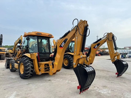 Utilisé CAT Caterpillar 420F chargeur de pelle hydraulique machine d'occasion CAT pelle excavatrice