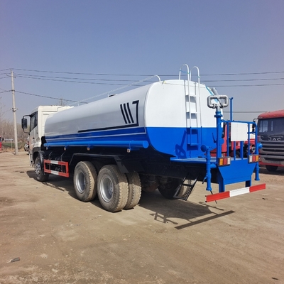 20 m3 245 chevaux de seconde main Kinland Dongfeng 6x4 Sprinkler Camion réservoir d'eau Camion réservoir d'eau utilisé