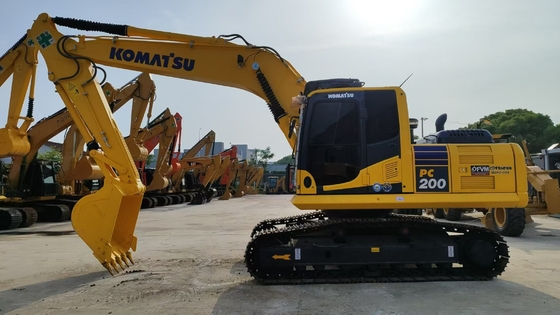 20 tonnes d'origine japonaise utilisée Komatsu PC200-8 excavateur hydraulique à rampe