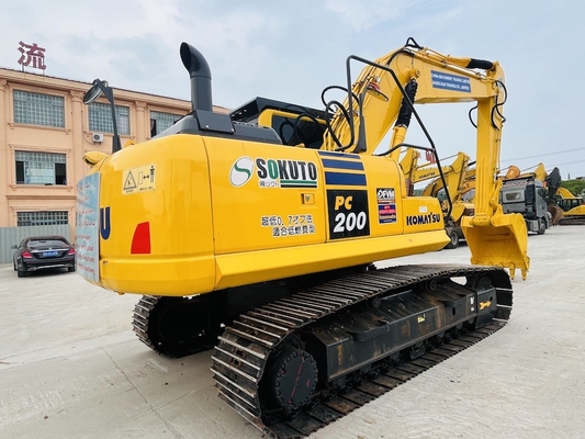 PC200-8 20 tonnes utilisées Excavateur hydraulique à remorqueuse