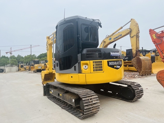 Excavateur à rouleaux d'origine utilisée Komatsu PC78US d'occasion 7 tonnes Mini Excavateur Machines de construction