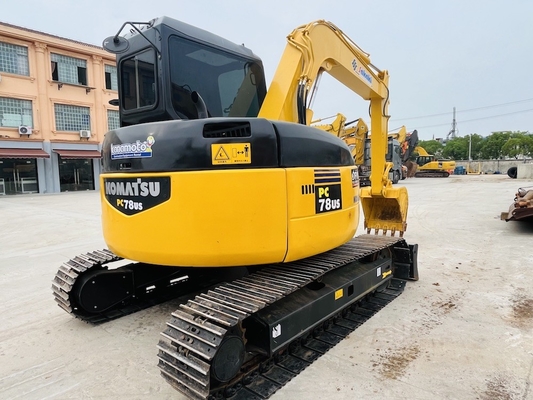 Excavateur à rouleaux d'origine utilisée Komatsu PC78US d'occasion 7 tonnes Mini Excavateur Machines de construction