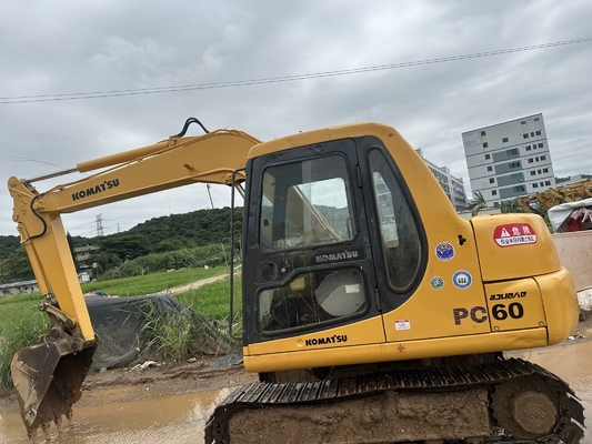Excavatrice utilisée Komatsu PC60-7 6 tonnes à main utilisée petite excavatrice PC35/PC55/PC56/PC60/PC78