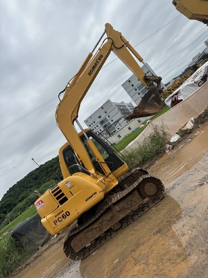 Excavatrice utilisée Komatsu PC60-7 6 tonnes à main utilisée petite excavatrice PC35/PC55/PC56/PC60/PC78
