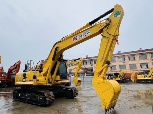 Utilisé Komatsu PC220-8 de seconde main Excavateur de gratte-ciel 1 CBM Machines de construction de capacité de seau