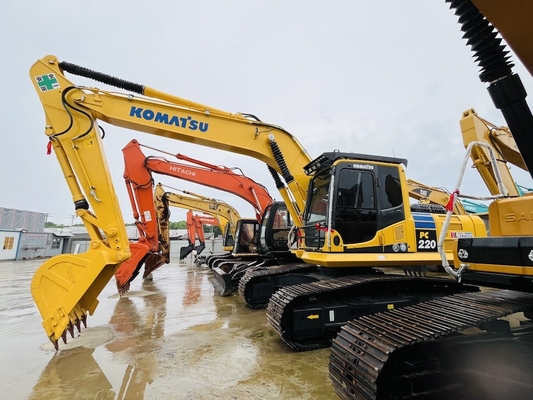 Utilisé Komatsu PC220-8 Excavateur hydraulique Excavateur à remontage Usé 22 tonnes Excavateur machines de construction