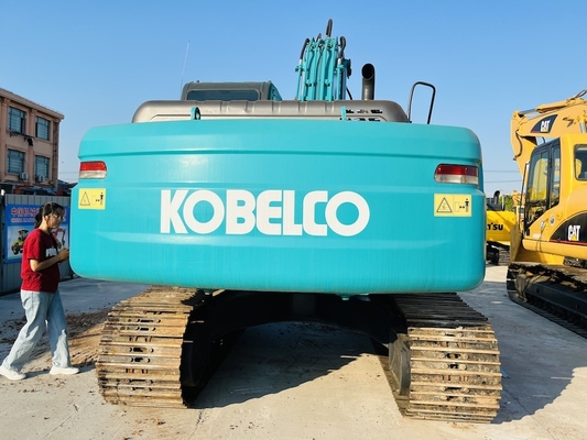 Utilisé Kobelco SK200-8 Excavateur hydraulique de la grue de seconde main 20 tonnes de creuseur de remorque