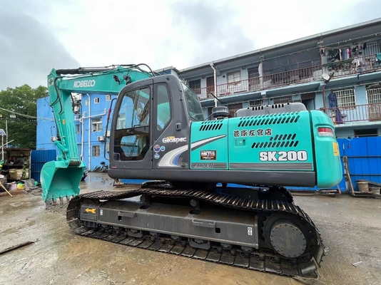 Originalement 80% neuf Kobelco SK200-8 Excavateur hydraulique à rampe de seconde main Excavateur SK200-8 SK200-7 SK220-8