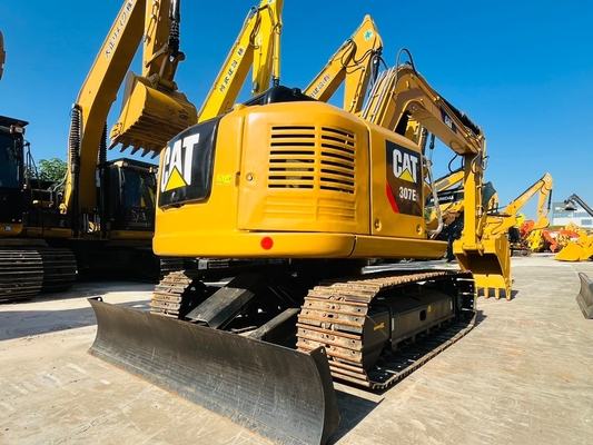 0.33 CBM CAT 307E2 Excavateur de chenille d'occasion Japon Fabriqué Excavateur de chenille d'occasion 7 tonnes Machines de construction